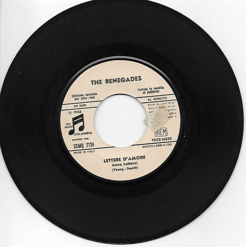 Renegades lettere amore - lettere, 7"